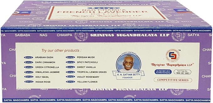 French Lavender Incense Sticks and Incense Stick Holder Bundle Insence Insense Satya Incense