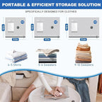 Vacuum Storage Bags Set with USB Pump, 15 Pack Carry-on Size Vacuum Bags for Travel, Space Saver Packing for Clothes and Clothing Travel