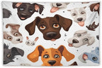 VUMIVI Cartoon Dog Head Tapestry Adorable Pets Humorous Style Abstract Art Illustration Tapestry Wall Hanging for Living Room Bedroom Dorm Classroom Aesthetic Decor W60xL40in