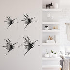 SIGNLEADER Metal Wall Art Decor Flying Bird Minimalist Modern Abstract Wall Sculpture Hangings Home Decoration for Living Room, Bedroom, Bathroom, Kitchen, Outdoor - 30" Black