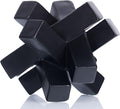XMGZQ Black Knot Statue for Coffee Table Decor,Modern Minimalist Geometric Knot Sculpture and Figurines,Abstract Art Line Decorative Ornaments Knick Knacks for Shelves,Bookcase,Console,Tabletop,Entry
