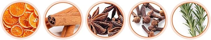 Kejora Autumn Simmering Potpourri- Citrus, Clove, Cinnamon, Star Anise, Thyme Fall & Winter Holiday Scents Fragrance Stovetop Potpourri