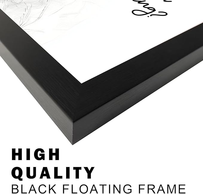 Gongyuanyihao Arts Funny Highland Cow Bathroom Wall Art with Black Frame, Are You Pooping Sign for Farmhouse Restroom Decor, Rustic Humorous Canvas Print Painting Ready to Hang 16"x20"