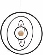 Science Fiction Nature Hanging Mobile - 10 Inches - Wooden Ball - Handmade in Denmark by Flensted