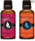 Eternal Essence Oils 2 Pack 30ml Premium Fragrance Oil - Beautiful Day Type & Honolulu Sun Type - for Candle, Soap Making, Aromatherapy, Diffusers, Home Care, & Humidifiers