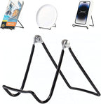 KINGDOM SOLUTIONS MADE IN USA 36-Pack Sturdy & Durable Adjustable Metal Easels to Display Books, Frames, Comics, Plates & More - Unique on the Market