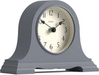 JONES CLOCKS® Speakeasy Mantel Clock | Classic Napoleon’s hat Design | French Navy | Contemporary Classic Style for Desk, Table, Shelf or Bedside