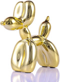 Gold Balloon Dog Decor,Gold Room Decors,Balloon Animal Preppy Room Shelf Decor,Cute Statue Home Decors,Bedroom Modern Sculpture Desk Decoration,Golden Decorations Figurines