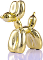 Gold Balloon Dog Decor,Gold Room Decors,Balloon Animal Preppy Room Shelf Decor,Cute Statue Home Decors,Bedroom Modern Sculpture Desk Decoration,Golden Decorations Figurines