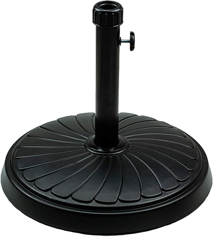 Orgrimmar 22lbs Umbrella Base Heavy Duty Outdoor Living Round Antiqued Patio Market Umbrella Base