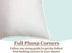 Pillowflex Premium Polyester Throw Pillow Insert - 18x18 - Ultra Soft Small Square Throw Pillow, Couch Sham, Lumbar, Back, Sofa - Machine Washable - Decorative Accent Form - 1 Soft Pillow
