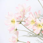 2 Pcs Artificial Flowers Plants Calliopsis Silk Flower Arrangements Wedding Bouquets Decorations Plastic Floral Table Centerpieces for Home Kitchen Garden Party Decor Approx 23.6'' High - Light Pink