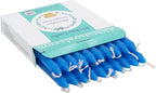Alternative Imagination Blue Chime Candles - 20 Pack of Unscented 4 Inch Mini Taper Candles - Dripless Long Burning Ritual Candles for Meditation, Spell Work & Home Decor