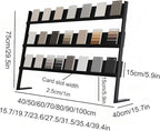 Floor Tile Display Stand, 3 Tier Standing Ceramic Tile Sample Display Rack, Sample Storage Rack, Show Shelf Holder, for Commercial Exhibition(50cm/19.7in)