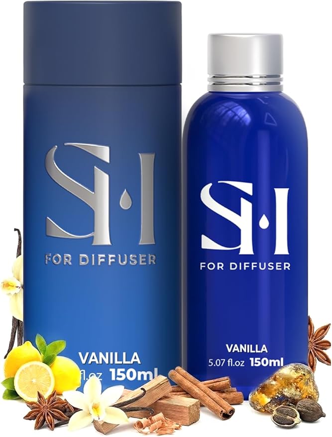 Vanilla No.5008 Hotel Diffuser Oil Refill, 5.07 Fl oz | 150ml, Luxury Home Scent Fragrance Oil for Diffuser Ultrasonic and Waterless Diffuser Oil and Crafting, Long-Lasting Aroma