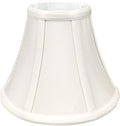 Royal Designs, Inc. BSO-704UT-8WH True Bell Basic Lamp Shade with UNO Fitter, 4 x 8 x 6.5, White