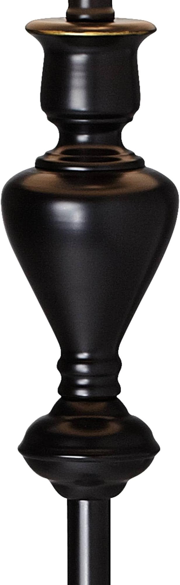 Lakebed Set Black Bronze Floor Lamp with Print Shade