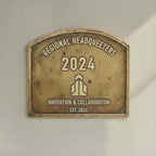 Personalized Plaque | Custom Engraved Wall Plate | Antique Style Name Plate for Home, Office, Shop, Memorial & Decor | Premium Quality Sign (Durable & Elegant) (Bronze Plaques, 40"x30"inches)
