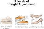 Shoe Slots Organizer，20 Pack Shoe Stackers for a Pair of Shoes,Adjustable Shoe Rack with Three Levels