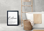 Boswaydeco Bathroom Pictures Wall Decor Black and White Bathroom Rules Wall Art Modern Toliet Decor Canvas Artwork for Guest Washroom