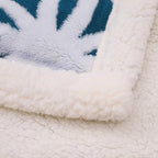 LOMAO Sherpa Fleece Blanket Fuzzy Soft Throw Blanket Dual Sided Blanket for Couch Sofa Bed (Teal, 51"x63")