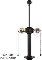 360 Lighting Spenser Traditional Floor Lamp Standing Exquisite 58" Tall Oiled Bronze Brown Metal Thin Column Off-White Linen Fabric Empire Shade for Living Room Reading House Bedroom Home