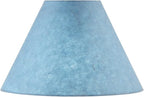 Aspen Creative 58760, Hardback Empire Transitional UNO Lamp Shade, Denim Blue, 4" Top x 10" Bottom x 7" Slant Height, Slip UNO 33mm