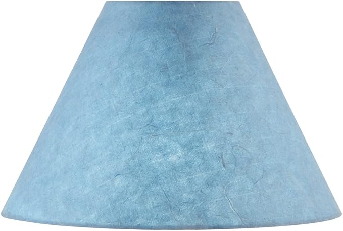 Aspen Creative 58760, Hardback Empire Transitional UNO Lamp Shade, Denim Blue, 4" Top x 10" Bottom x 7" Slant Height, Slip UNO 33mm