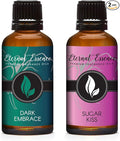 Eternal Essence Oils 2 Pack 30ml Premium Fragrance Oil - Dark Embrace & Sugar Kiss - for Candle, Soap Making, Aromatherapy, Diffusers, Home Care, & Humidifiers