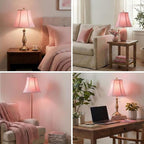 Royal Designs, Inc. BSO-704-14PNK True Bell Basic Lamp Shade, 7 x 14 x 11.5, Pink