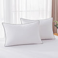 Feather Down Pillows King Size Set of 2, Luxury Hotel Collection Bed Pillow 2 Pack, Airyfil™ Powered Fillings & Feathers Pillow，Fluffy Plush for Side Sleepers,Firm, 20x36 in.
