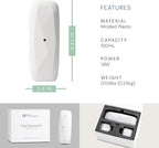 Air Esscentials The Diamond Gift Set, Smart Scent Air Machine Kit, Cold & Waterless Fragrance Oil Diffuser with 2 Signature Scents & Bluetooth Control, Herbal & Citrus Aromas, White