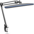 Neatfi XL 2,200 Lumens LED Task Lamp, 20W, 182 SMD LEDs, 23-Inch Ultra-Wide, 4 Brightness Levels, 3 Light Modes, Dimmable, Eye-Caring, Glare-Free (CCT with Clamp, Silver)
