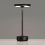 1 Pack Rechargeable Table Lamps Cordless, Portable 5000mAh Outdoor Table Light, 3 Color Stepless Dimming LED Table Lamp with Memory Function, for Home/Dinner/Patio/Restaurant.(Diamond Black)