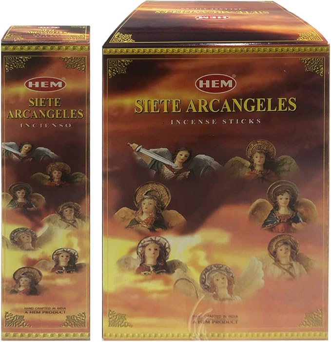 7 Archangels Incense Sticks and Incense Stick Holder Bundle Insence Insense Hem Incense Sticks
