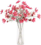 2 Pcs Artificial Flowers Plants Coreopsis Silk Flower Arrangements Wedding Bouquets Decorations Plastic Floral Table Centerpieces for Home Kitchen Garden Party Decor Approx 23.6'' High - Deep Powder