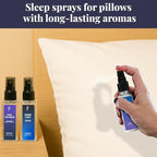 Folkulture Pillow Spray For Sleeping - Set of 3 (5.1 Fl Oz)| Eucalyptus, Lavender Pillow or Sleep Spray For Deep Sleep, Stress Relief, Relaxation Gifts For Women | Pillow Mist for Aromatherapy