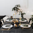 Candlestick Holders Taper Candle Holders - Gold Candlestick Holder Set of 6 Candle Stick Holders kit Classic Decorative Candle Stick for Christmas, Wedding, Party, Dinner Tables,Home Décor