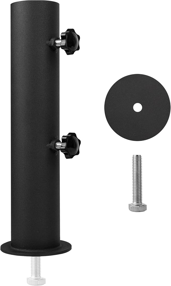 Granite Umbrella Stand Tube Outdoor Heavy Duty Marble Flag Pole Stake Holder, Table Umbrella Tube Bracket, Umbrella Base Tube Replacement, DIY Umbrella Tube Mount