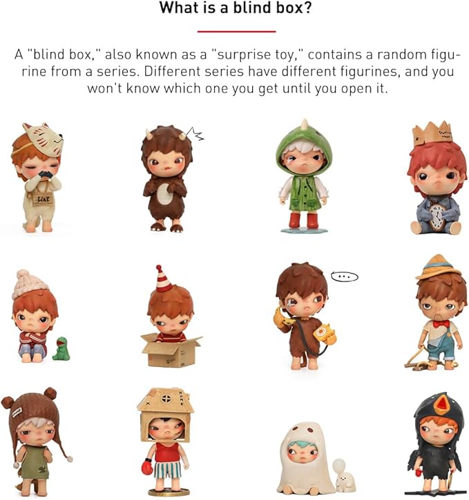 POP MART Hirono The Other One Blind Box Figures, Random Design Box Toys for Modern Home Decor, Collectible Toy Set for Desk Accessories, 1PC