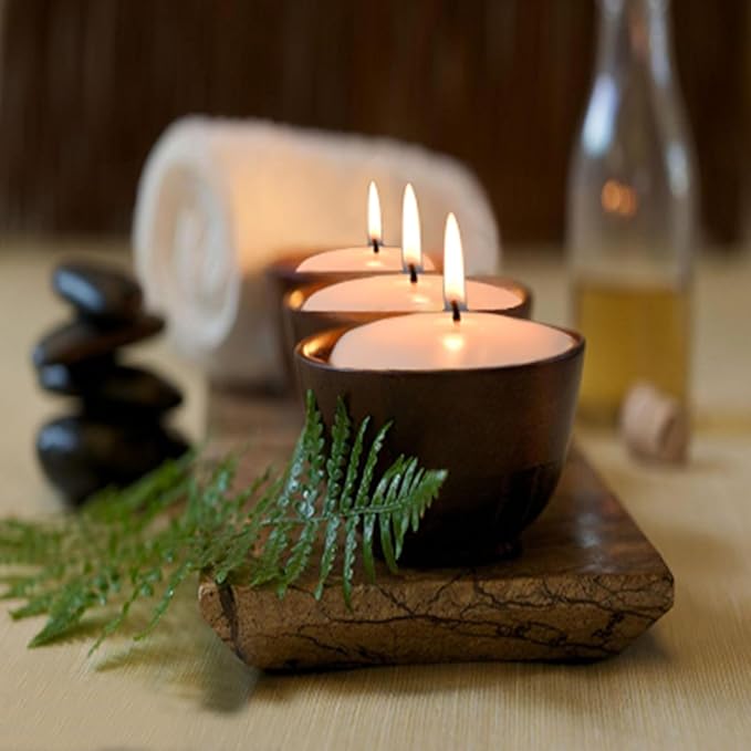 12 Pack White Floating Candles, 3 inch Unscented and Non-Dripless Wax Burning for 13-15 Hours, Floating Candles Used for Cylindrical Vases Centerpieces Parties Wedding and Home Decorations
