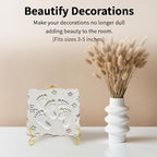 Iron Plate Stands for Display, Foldable Book Holder & Easel Stand for Sign, Versatile Poster Stand and Small Plate Stand for Home Decor, Art, Photo Frame, Card, Crystal Display (Gold, 4 inch (4Pcs))