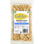 Gerbs Unsweetened Banana Chips 14 oz. | Unsulfured, No Artificial Additives, Resealable Bag | Naturally Crisp & Mildly Sweet | Top 14 Allergen-Free