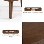 COSIEST Modern End Table w Honeycomb Pattern, Mid-Century Nightstand w Storage Drawer, Small Wood Accent End Table for Bedroom, Living Room