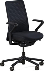 Branch Verve Chair - High Performance Executive Office Chair with Contoured Back and Adjustable Lumbar Support - High Density Foam Cushion and 3D Knit Back - Fits 5' to 6', Up to 275 lbs, Galaxy