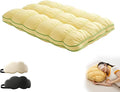Luxury Hotel Pineapple Cloud Pillow, 3 Heights Plush Supportive Pillow for Back Side Sleepers, Machine Washable Premium Fiber Fill Decorative Throw Pillow (Yellow, Low Pillow)