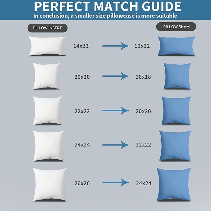 YSTHER 26x26 Euro Pillow Inserts Set of 2, Premium Down Feather Pillows for Couch & Bed - Hypoallergenic, Machine Washable, Fluffy Decorative Throw Pillow Inserts (White)