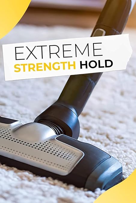 The Good Stuff Double Sided Carpet Tape [2"x10yd] - Heavy-Duty Rug Gripper Tape - Strong Non-Slip Rug Tape for carpet, hardwood floors, Vinyl, Area Rugs, Tiles, and Concrete - No Residue, Easy Removal