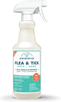 Wondercide - Flea, Tick & Mosquito Spray for Dogs, Cats, and Home - Tick Killer, Control, Prevention, Treatment - with Natural Essential Oils - Pet and Family Safe - Cedarwood 16 oz