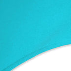 Set of 1/10/50Pcs Hotel Fitted Folding Dining Spandex Stretch Chair Covers - Wedding Reception Banquet Party Restaurant, 17 Colors! (50, Turquoise)